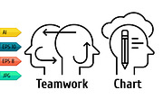 Pictogram icons set of human brain., an Outline Icon by julia_musdotter (Thumbnail 6 of 10)
