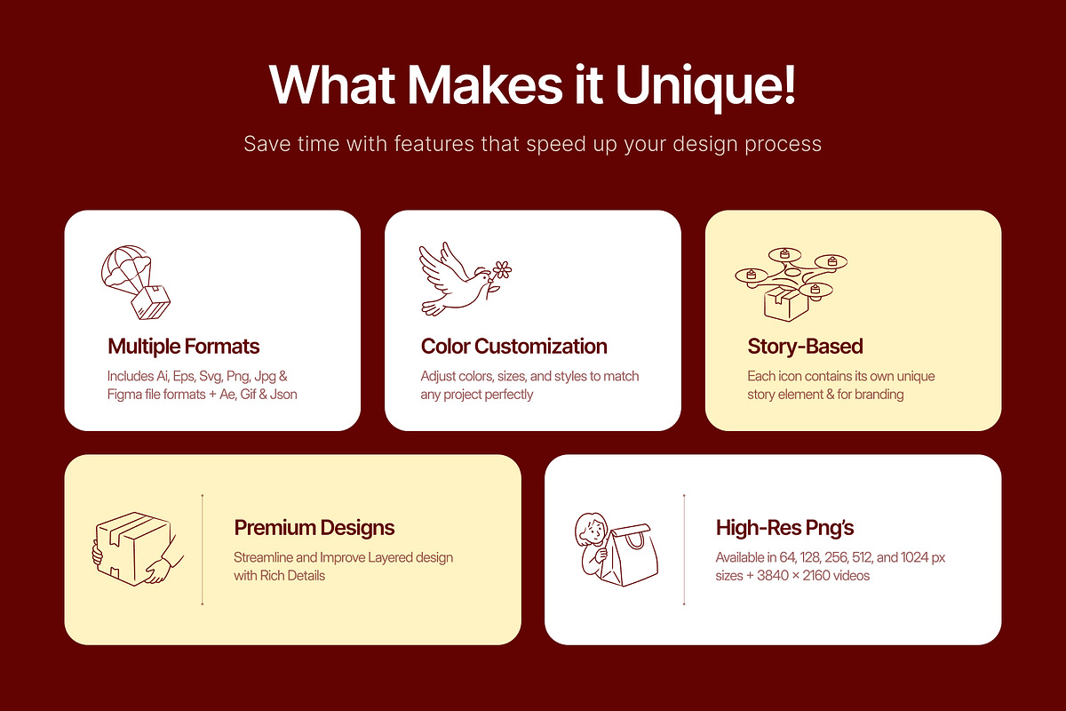 Delivery HandDrawn Doodles Bundle, an Outline Icon by Vectors Market (Photo 2 of 11)