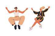 Happy people jumping up set, a Person Illustration by Good Studio (Thumbnail 4 of 12)