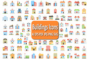 Versatile Buildings Icon Pack., an Icon by Vector Portal (Thumbnail 1 of 6)