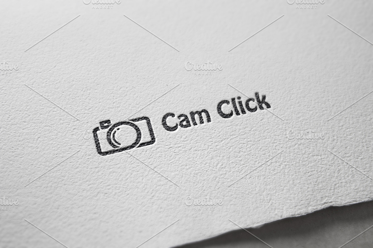 Cam Click Logo Template, a Branding & Logo Template by Raj Shop (Photo 1 of 6)