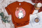 Halloween Ghost Pumpkin Hand-Drawn, an Illustration by Libby Wishes (Thumbnail 5 of 6)