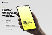 Hand Held Galaxy S26 Ultra Mockup, an Android Mockup by Toasin Studio (Thumbnail 2 of 8)