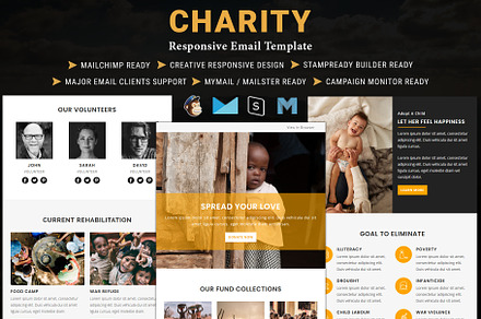Charity Multipurpose Email Template, an Email Template by Pennyblack Templates