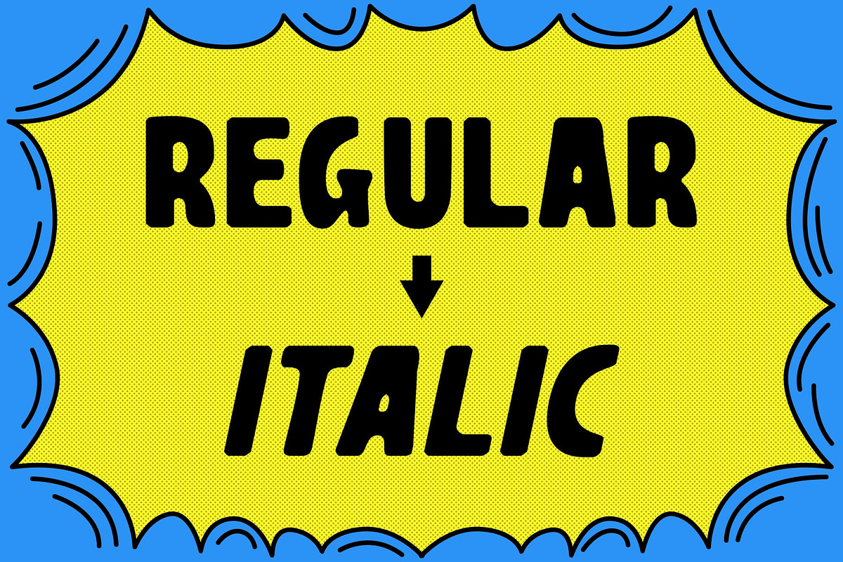 Boughy Blur, a Sans Serif Font by Craft Supply Co. (Photo 7 of 8)