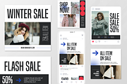Fashion WInter Sale Instagram Post, a Social Media Template by Annora Studio (Thumbnail 2 of 3)
