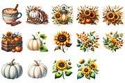 Autumn Season Clipart, an Illustration by Libby Wishes (Thumbnail 3 of 9)