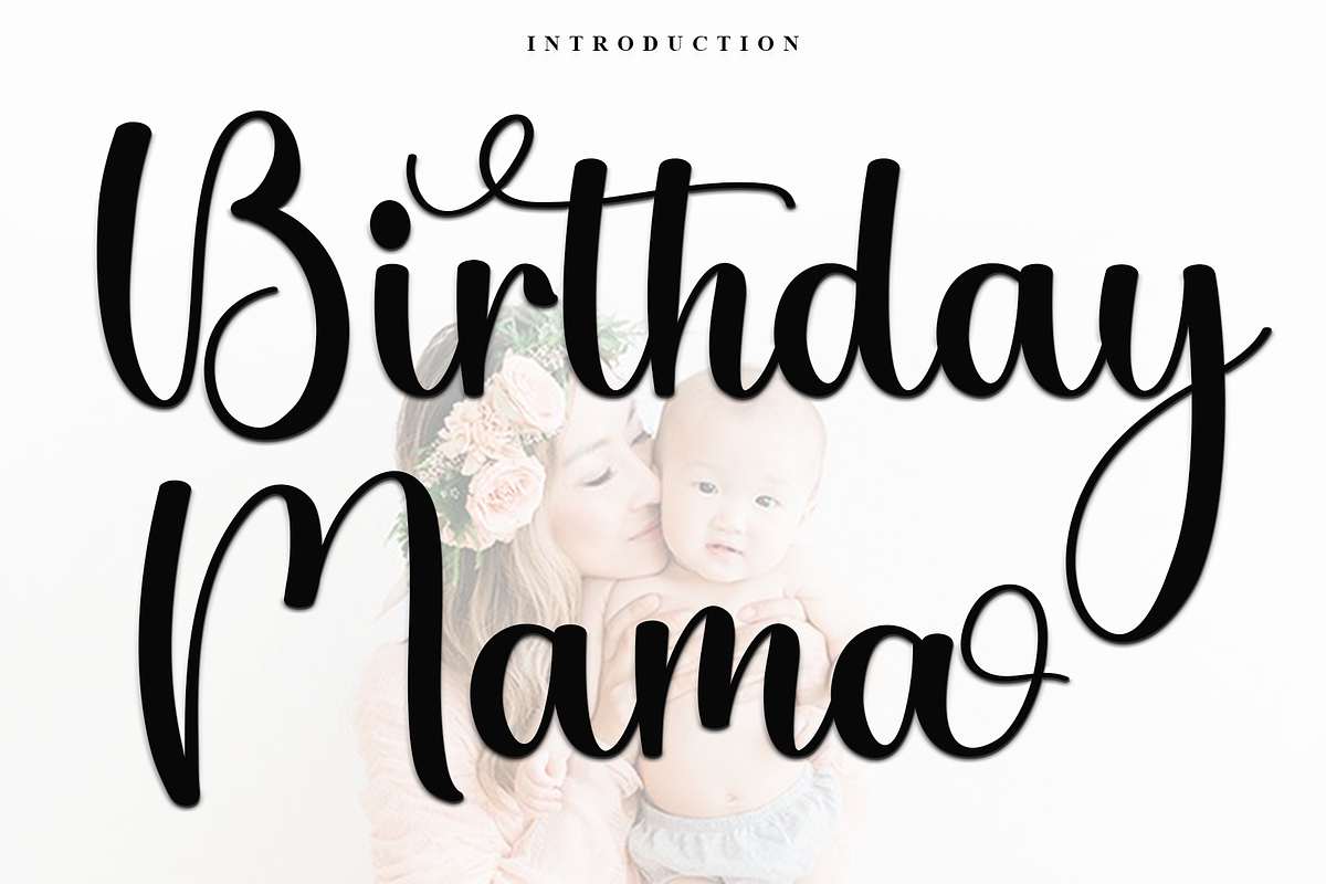 Birthday Mama, a Handwritten Font by FreshTypeINK (Photo 1 of 7)