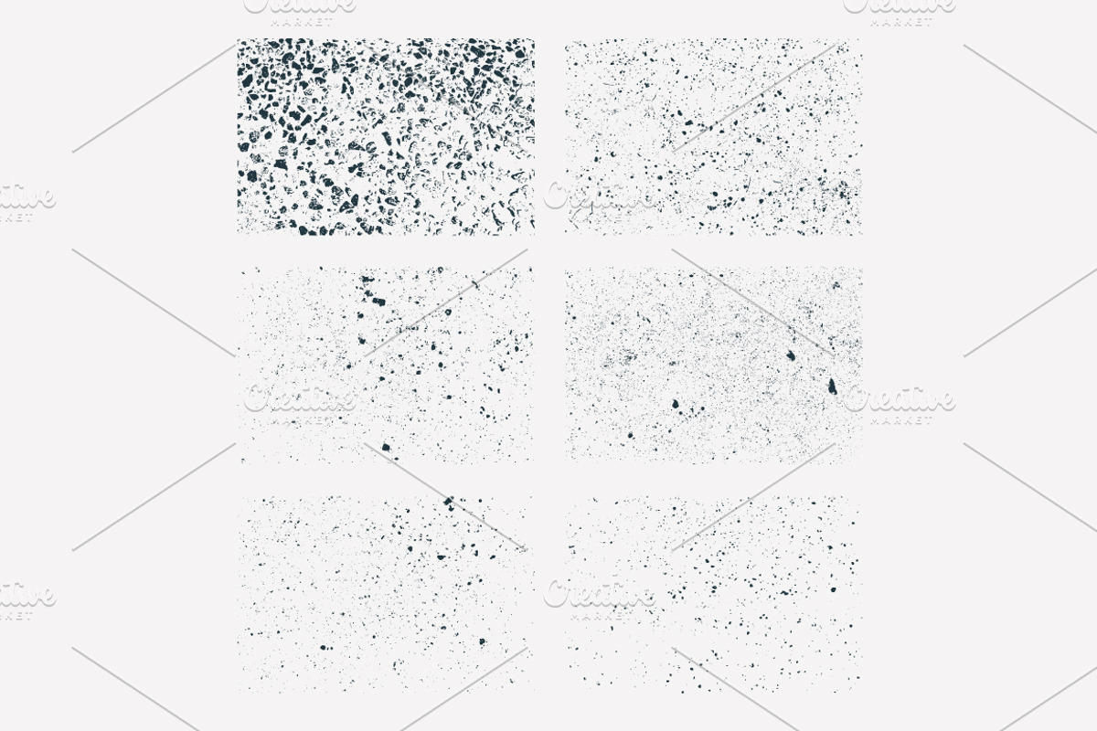 Set of vector grunge textures., a Texture Graphic by PoPaShop