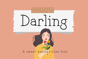 Darling Cute Handwritten Font