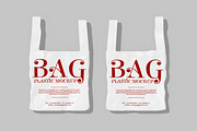 Plastic Bag Mockup, a Packaging Mockup by Unerispace (Thumbnail 4 of 5)