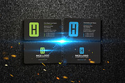 business card letter H, a Business Card Template by Indigo Graphic Shop (Thumbnail 3 of 4)