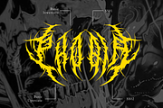 Gruthack - Death Metal Typeface, a Font by zamjumps (Thumbnail 3 of 6)