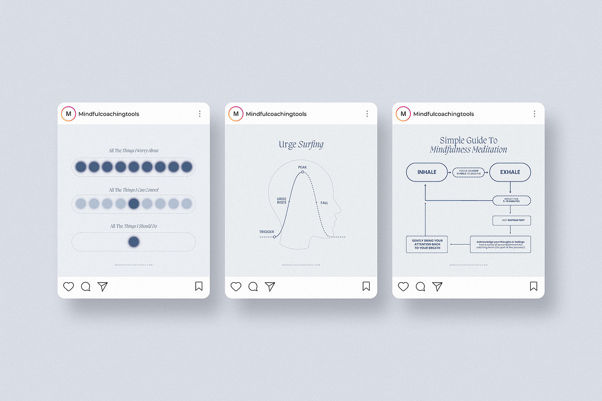 Mindfulness & Mindset Instagram Kit, a Social Media Template by AndrewPixel (Photo 10 of 11)