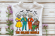 The Golden Ghouls Girls Halloween, a Work Illustration by CraftArtStudio (Thumbnail 2 of 4)