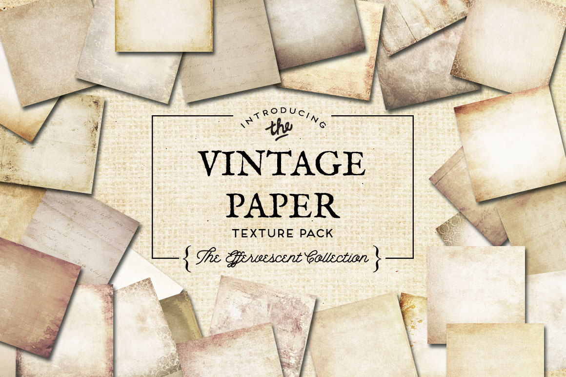 Vintage Paper Textures Effervescent, a Texture Graphic by Eclectic ...