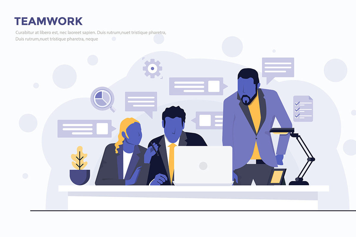 Modern Flat Design Business Concepts, a Person Illustration by Creative Graphics (Photo 10 of 12)