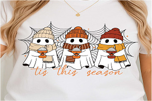 Tis The Season Halloween Fall PNG, an Object Graphic by EllaMaiyaali