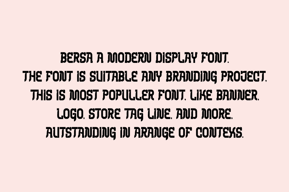Bersa - Varsity Font, a Slab Serif Font by Iqsiart Studio (Photo 5 of 6)