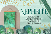 Nephrite Velvet Jade & Gold Textures, an Object Graphic by Catch the Dream Art (Thumbnail 1 of 11)