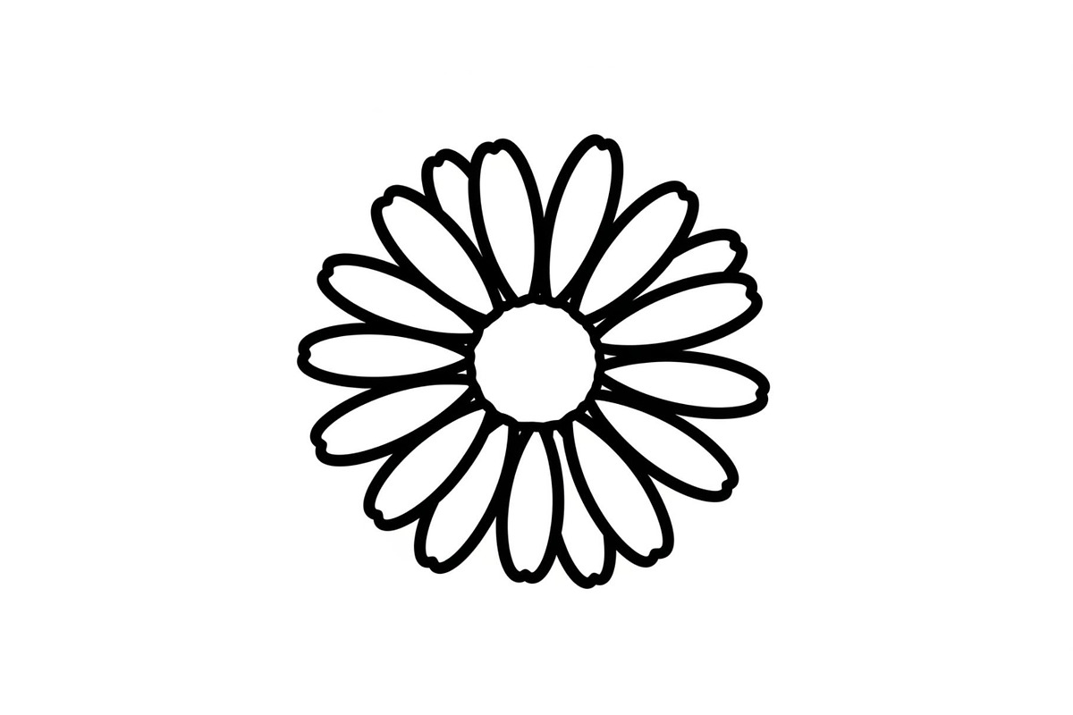 Daisy Flower Line Art Vector Bundle0, an Illustration by jahid234 (Photo 33 of 51)