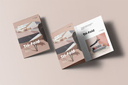 Tri-Fold A5 Brochure Mock-up 3, an Advertising Mockup by Se٧enStudio (Thumbnail 16 of 16)