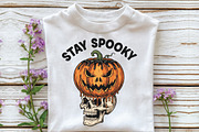 Halloween PNG Halloween skeleton, an Illustration by CraftArtStudio (Thumbnail 3 of 4)