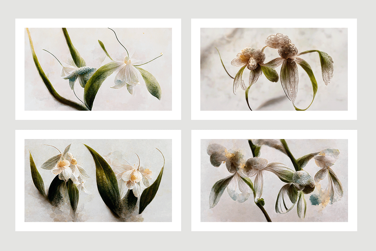 Orid Co. Orchid Flower art, a Texture Illustration by milatovar (Photo 2 of 16)