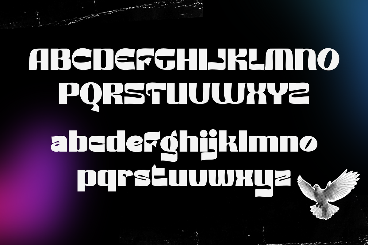 Glinty - Bold Display Font, a Sans Serif Font by BearyType Studio (Photo 8 of 8)