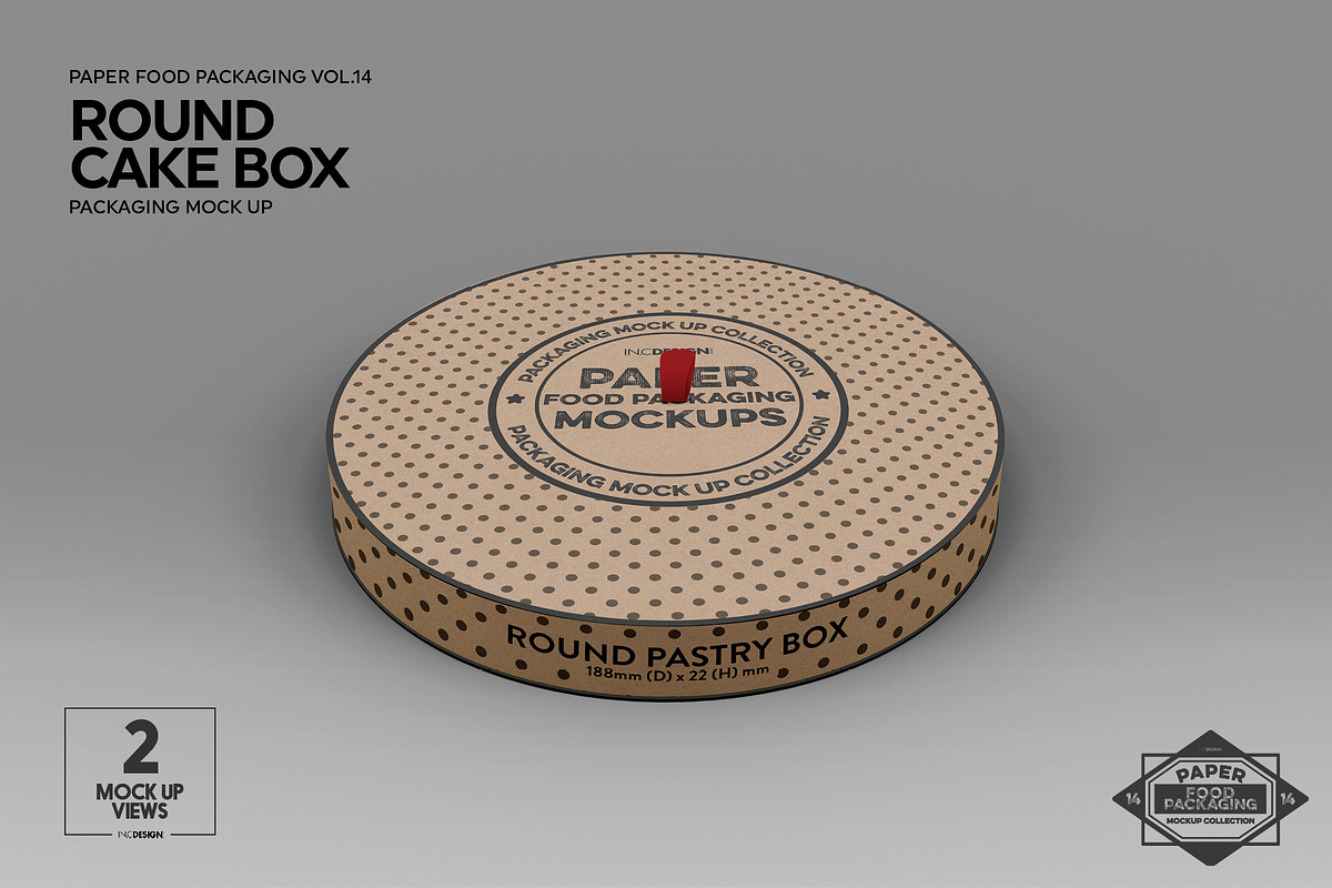 VOL.14 Food Box Packaging Mockups, a Packaging Mockup by INCDesign (Photo 14 of 25)