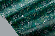 Ginkgo leaves vector patterns, a Pattern Graphic by IrStepShop (Thumbnail 3 of 6)