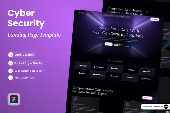 Fortier-Cyber Security Landing Page preview 5