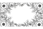 Floral Frame SVG Bundle, an Illustration by Gaye Art (Thumbnail 10 of 31)