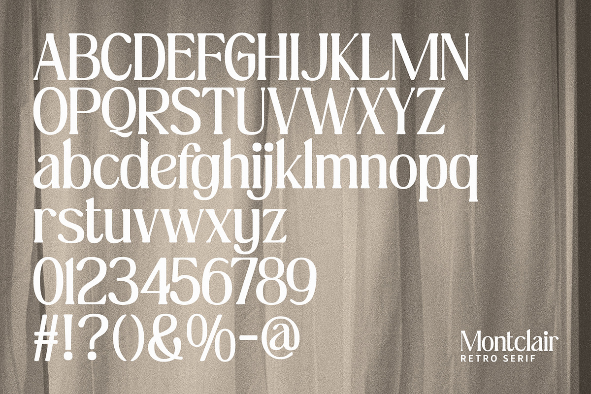 Montclair, a Serif Font by Nathatype (Photo 6 of 10)