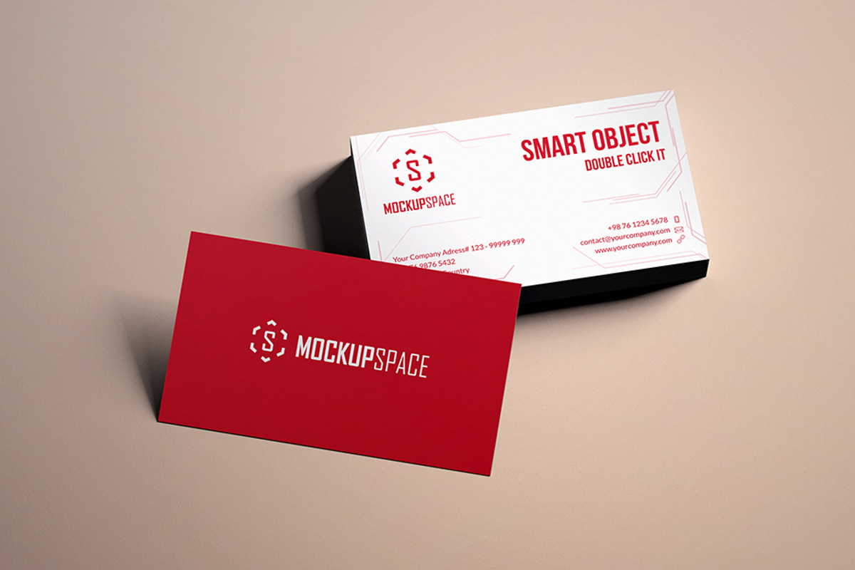 Elegant Business Cards Mock-up, a Product Mockup by MockupSpace (Photo 11 of 12)