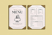 Menu Mockup, an Advertising Mockup by HanaSaka_Studio (Thumbnail 2 of 5)