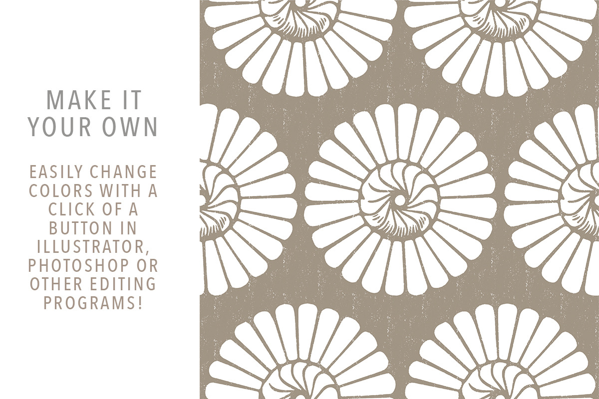 Letterpress Ornament Pattern Set, a Pattern Graphic by Jennadesigns (Photo 6 of 12)