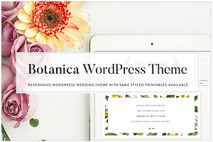 Botanica - WordPress Wedding Theme, a WordPress Template by Europe.graphics