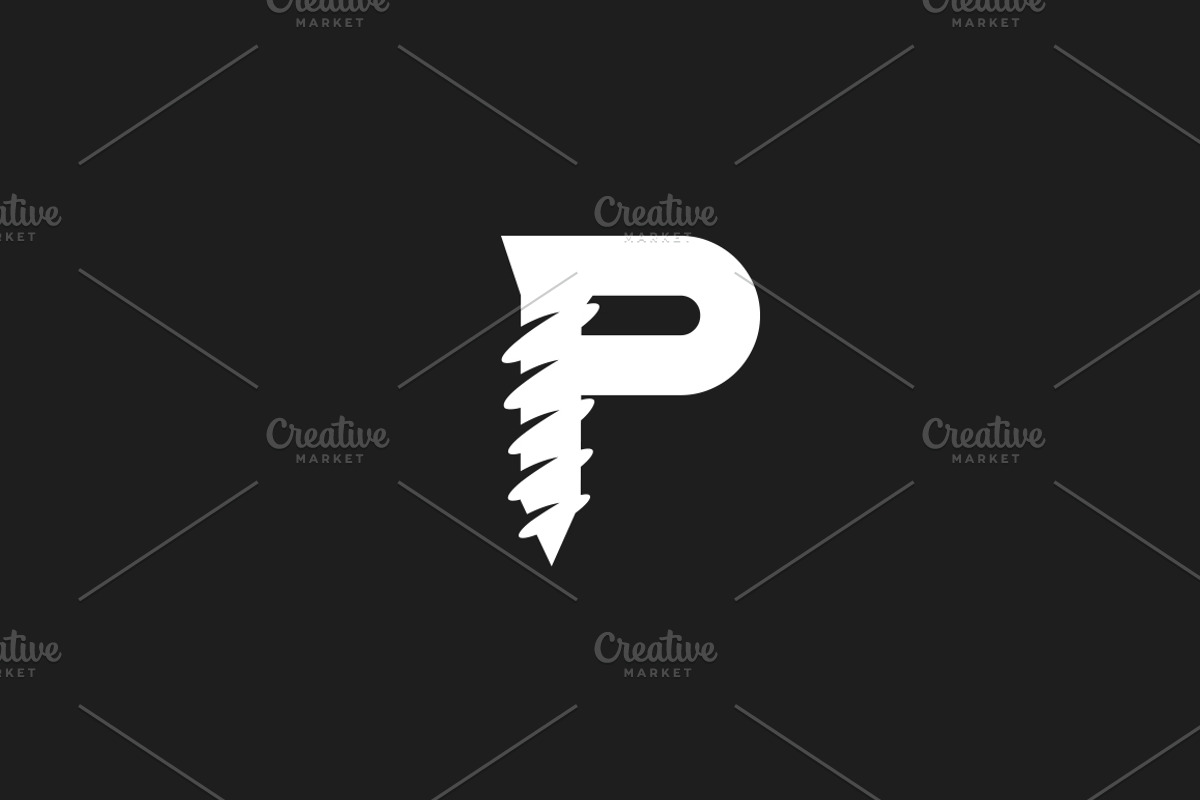 P Screw logo, a Branding & Logo Template by Piro Concept (Photo 1 of 4)