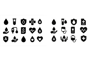 Web icons depicting health and, an Object Illustration by ZinetroN