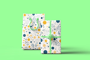 Editable Gift Bag Paper Mockup