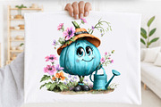 Whimsical Fall Pumpkin Clipart, a Seasonal Illustration by SVGArt (Thumbnail 5 of 5)