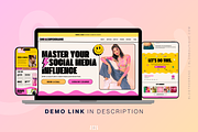 Bold Preppy Canva Website Template, a Landing Page Template by BLDGtheBoutique (Thumbnail 8 of 9)