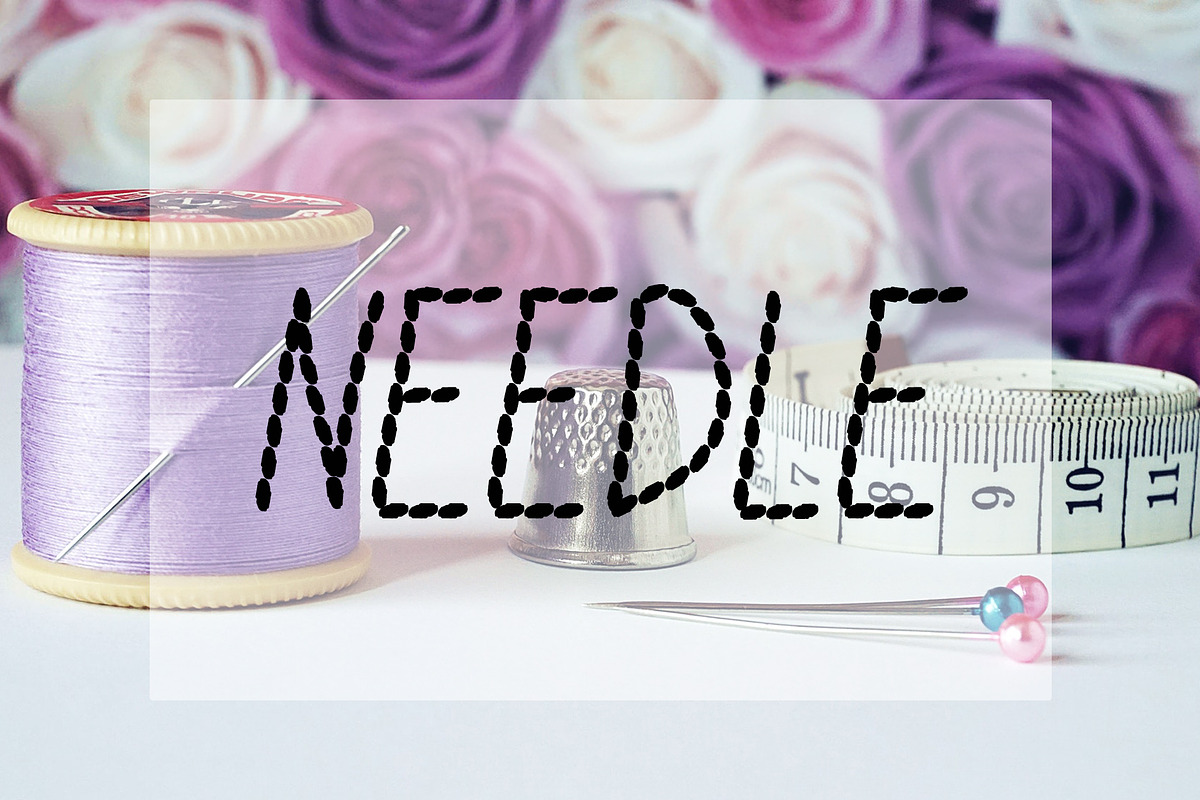 Stitched Love Font, a Font by vladocar (Photo 3 of 8)