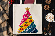 Colorful Glitter Yarn Christmas Tree, an Illustration by DreamCafeArt (Thumbnail 3 of 3)