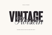 Morstein Vintage | Modern Font Duo, a Sans Serif Font by Typoraith Co (Thumbnail 1 of 10)