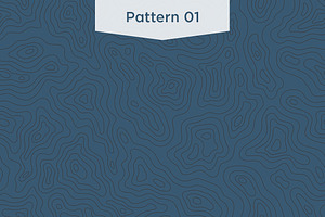 Topographic Map Patterns - Tileable