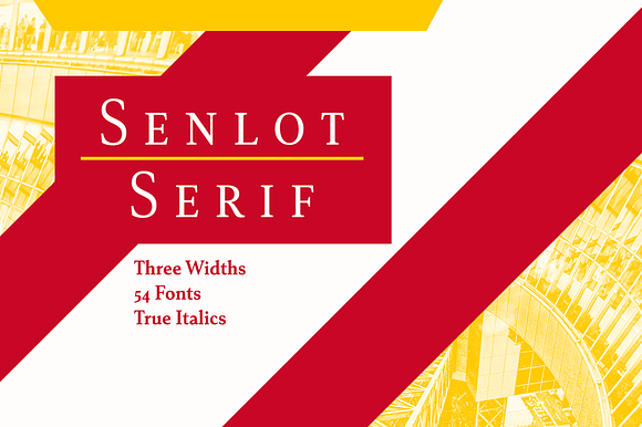 Senlot Serif preview 8