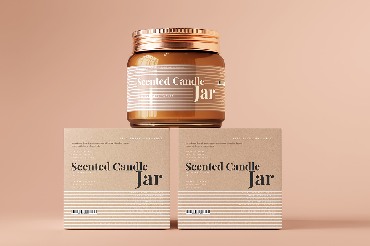Amber Glass Candle Mockup Bundle, a Packaging Mockup by pmvch (Photo 46 of 135)