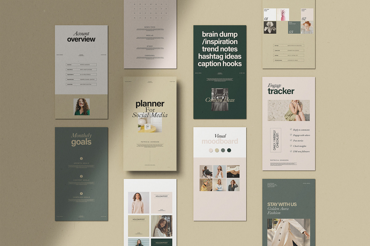 Social Media Planner Template preview 6